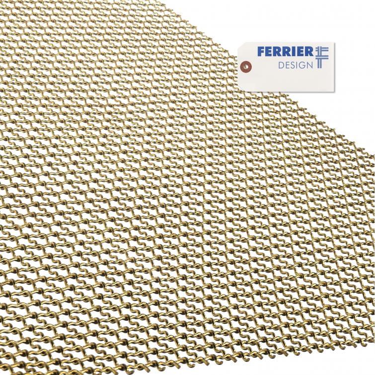 Ferrer Brass weavemesh
Pattern: 44047IC
Material: C260 Brass Ferrer Brass weavemesh
Pattern: 44047IC
Material: C260 Brass